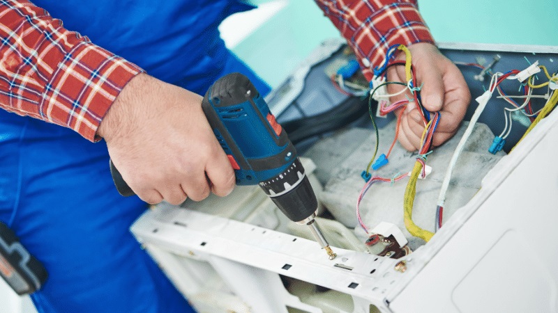 Altındağ Altus Altus çamaşır makinesi kart tamiri – Su almama arızası orijinal parça ile giderildi. - Teknik servis örneği